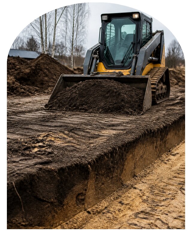 Снятие плодородного слоя в Устях-Куте по цене от 257 р. | Метпроект-Утк